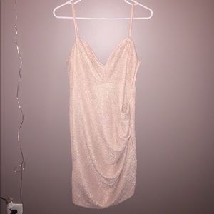Pink sparkly itty bitty dress